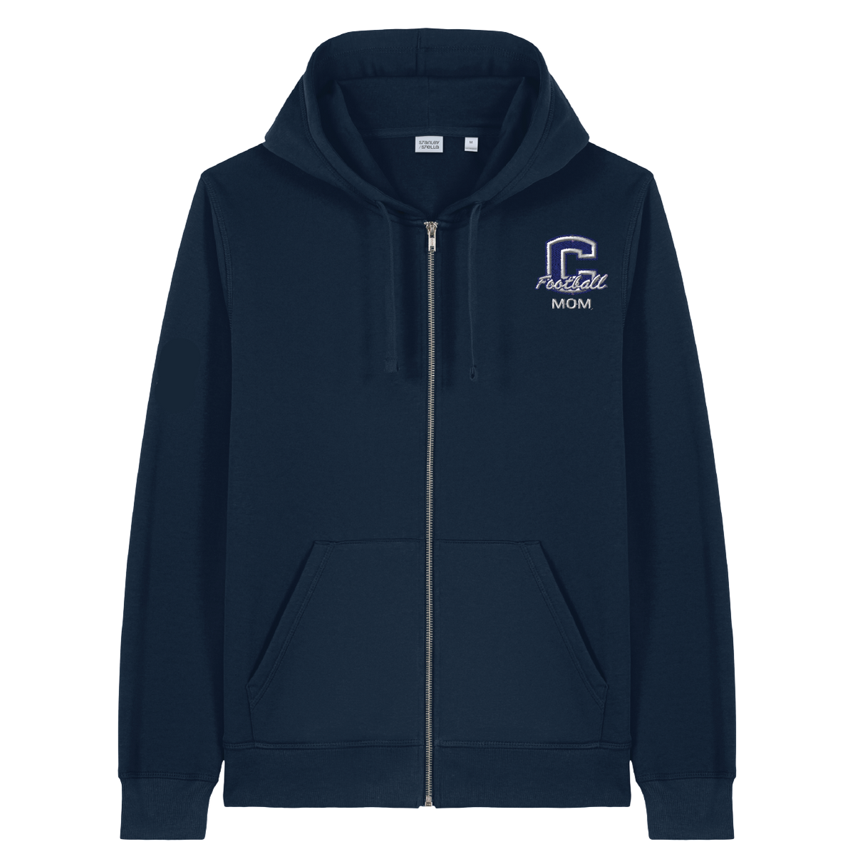 Carlmont Moms Football Embroidered Full-Zip