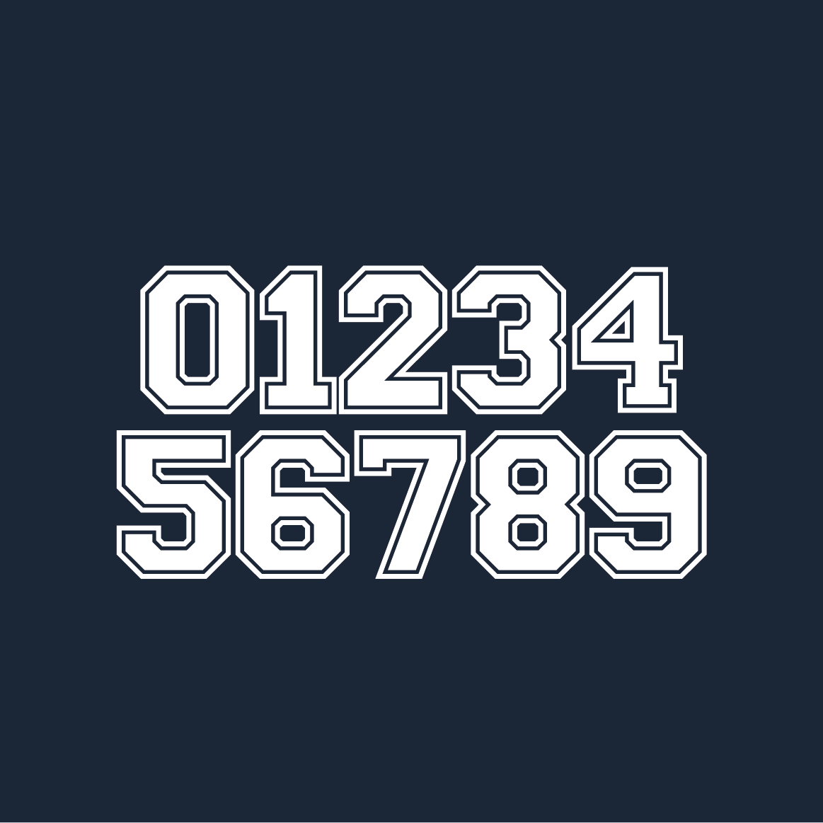 CHS Football Custom Number T-shirt