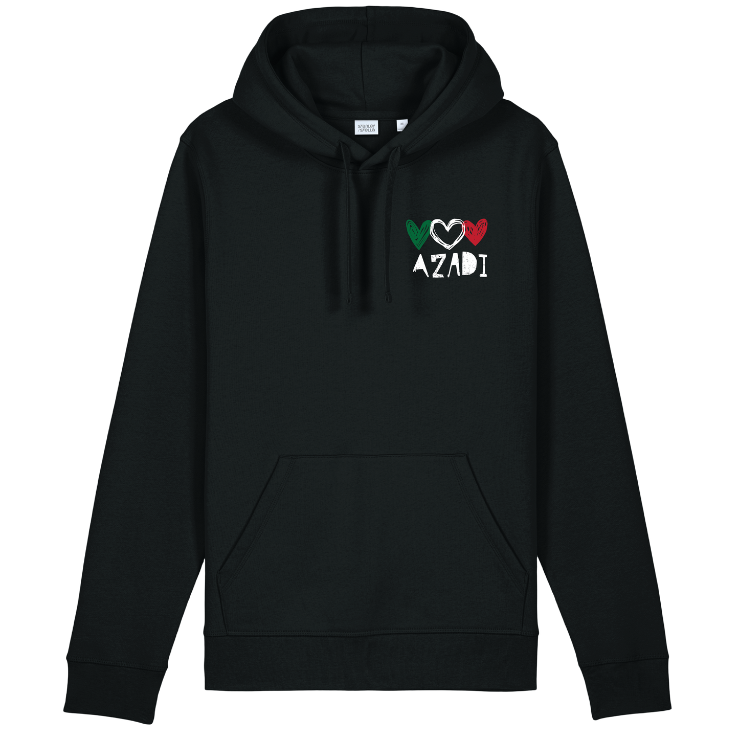Azadi for Iran Fitted Hoodie