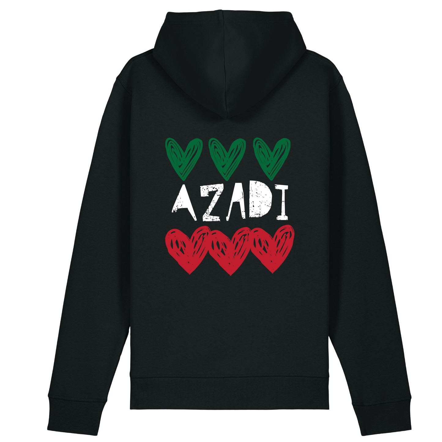 Azadi for Iran Fitted Hoodie