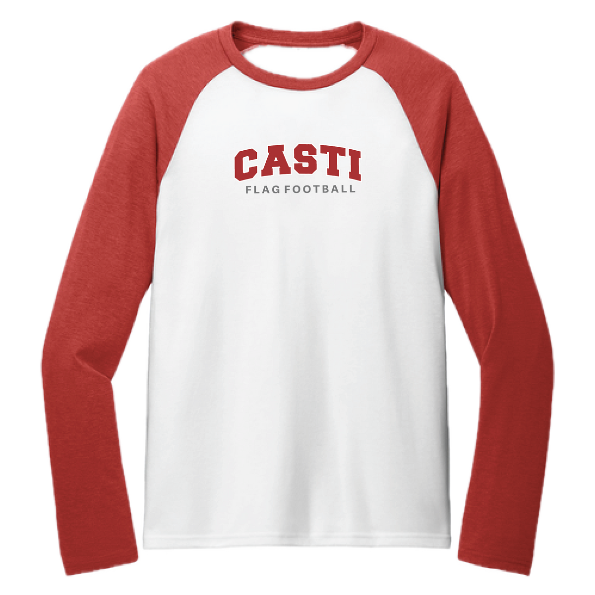 Castilleja Flag Football Raglan T-Shirt