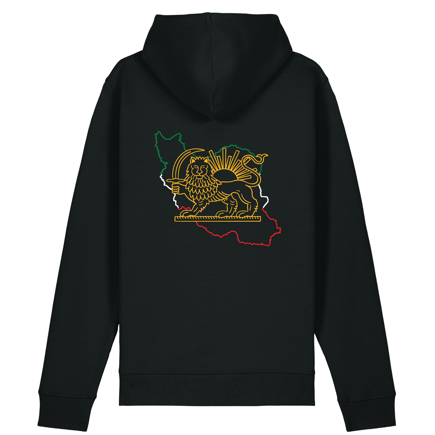 Freedom for Iran Fitted Hoodie - Ari's Edition