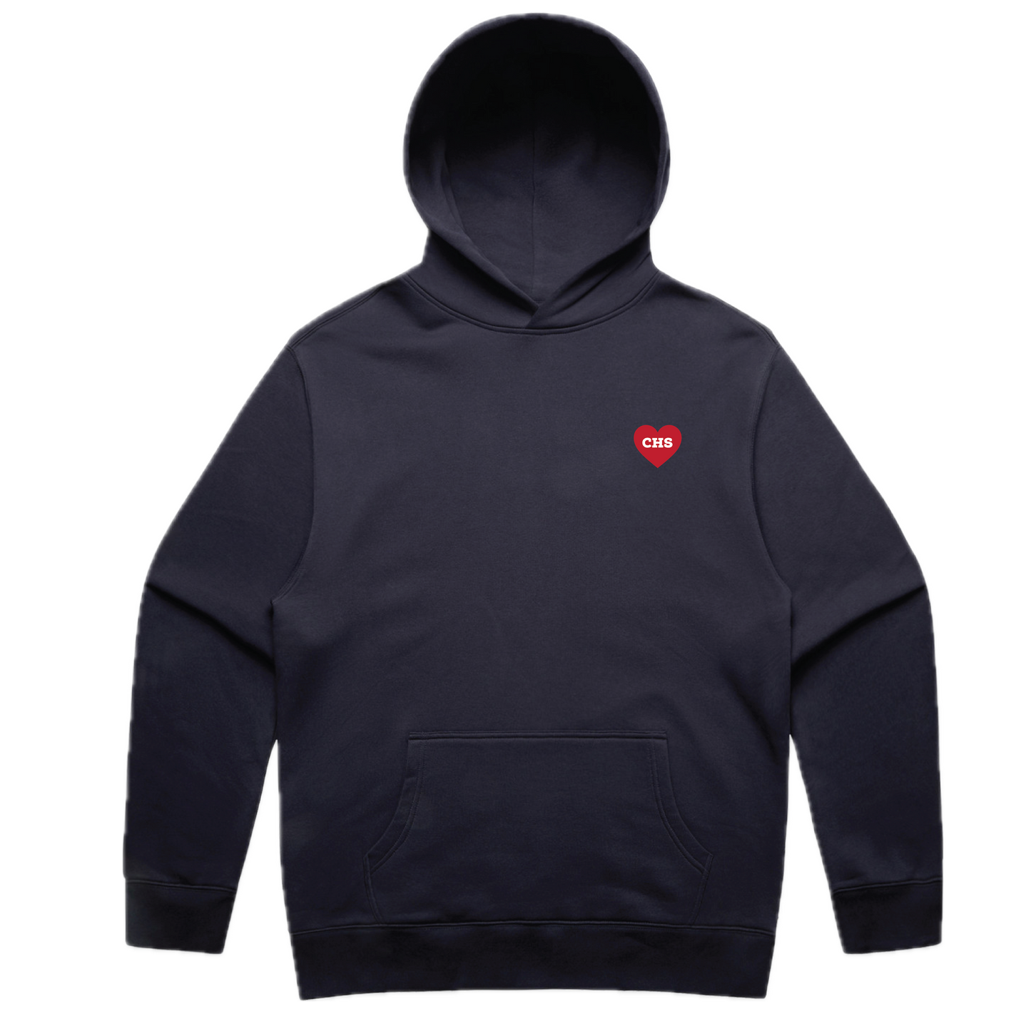 Carlmont Embroidered Red Heart Hoodie