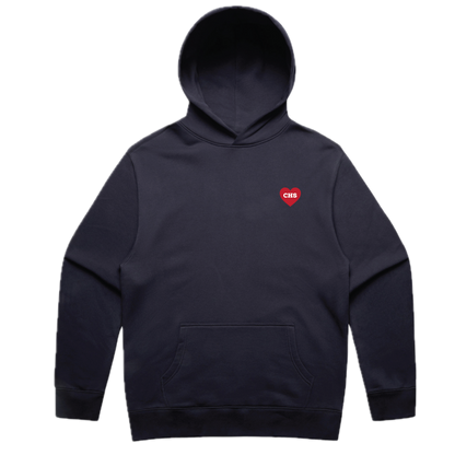 Carlmont Embroidered Red Heart Hoodie