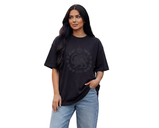 The Taj Oversized Premium T-Shirt - Stealth